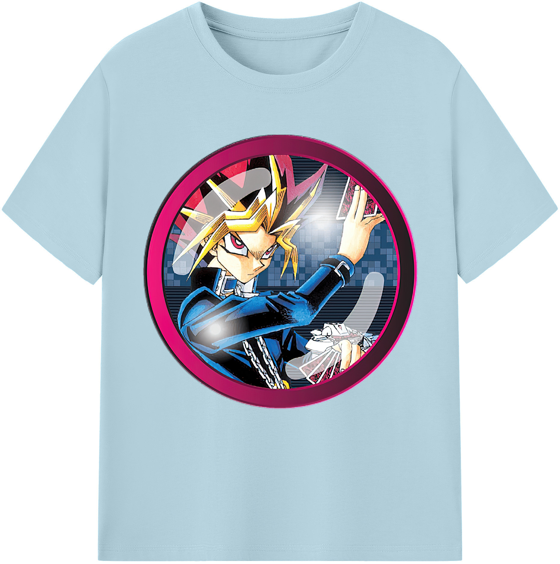 （画像用） 遊☆戯☆王 Yu-Gi-Oh! 綿100％半袖Tシャツ（フロントプリント）